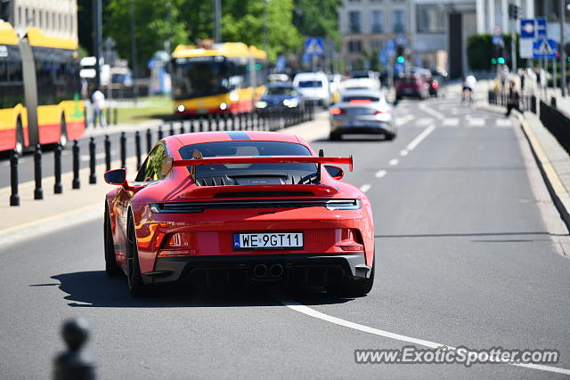 Porsche 911 GT3 spotted in Warsaw, Poland