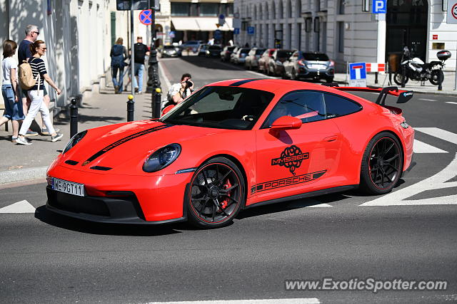 Porsche 911 GT3 spotted in Warsaw, Poland