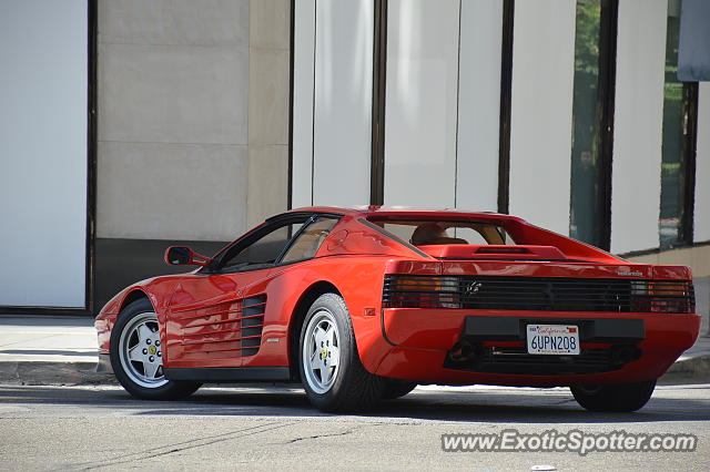 Ferrari Testarossa spotted in Beverly Hills, California