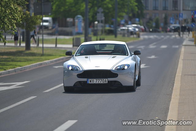 Aston Martin Vantage spotted in Warsaw, Poland