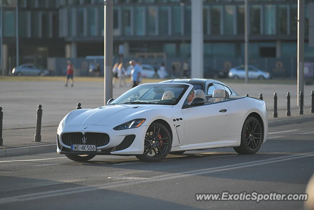 Maserati GranCabrio spotted in Warsaw, Poland