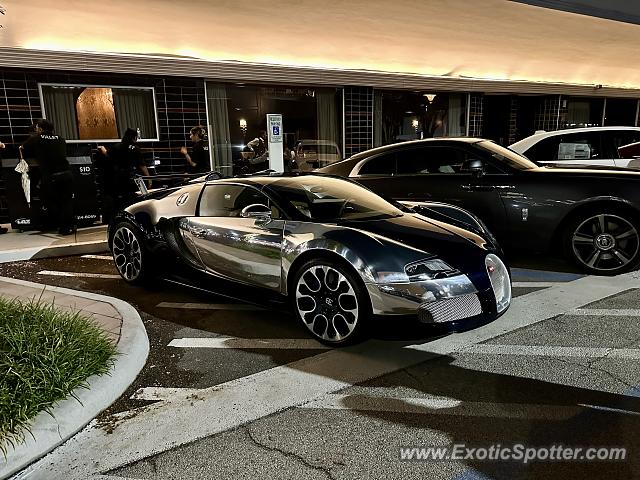 Bugatti Veyron spotted in Houston, Texas