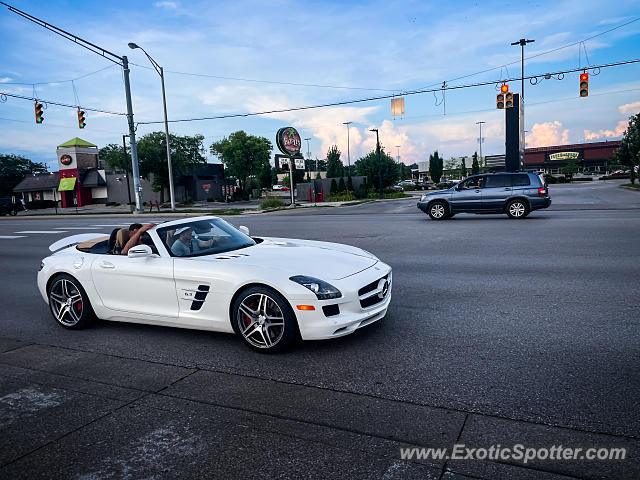 Mercedes SLS AMG spotted in Bloomington, Indiana