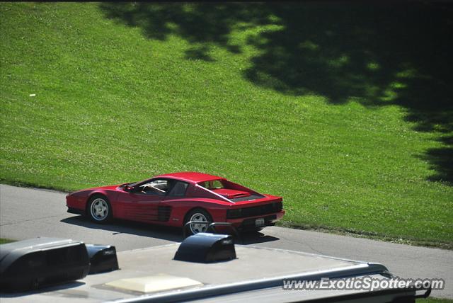 Ferrari Testarossa spotted in Plymouth, Wisconsin