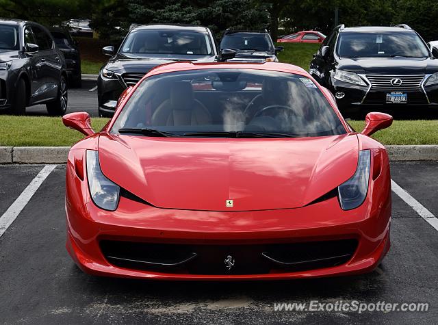 Ferrari 458 Italia spotted in Elkhart Lake, Wisconsin