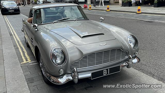 Aston Martin DB5 spotted in London, United Kingdom