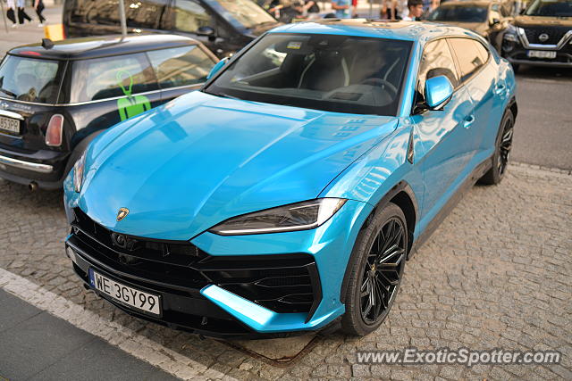 Lamborghini Urus spotted in Warsaw, Poland