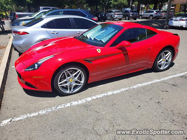 Ferrari California spotted in Danville, California