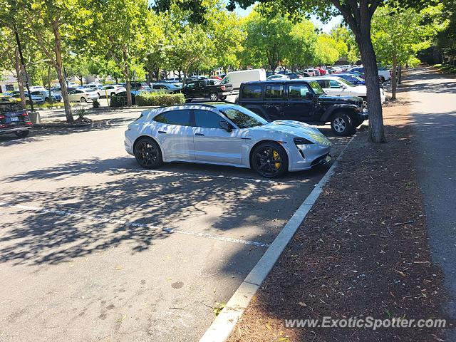 Porsche Taycan (Turbo S only) spotted in Danville, California