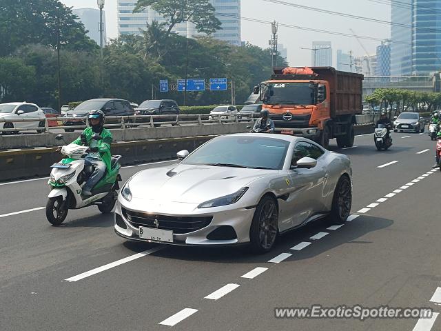 Ferrari Portofino spotted in Jakarta, Indonesia