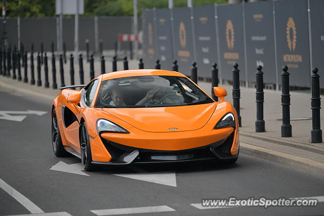 Mclaren 570S spotted in Warsaw, Poland