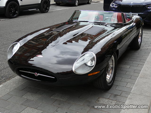 Jaguar E-Type spotted in London, United Kingdom