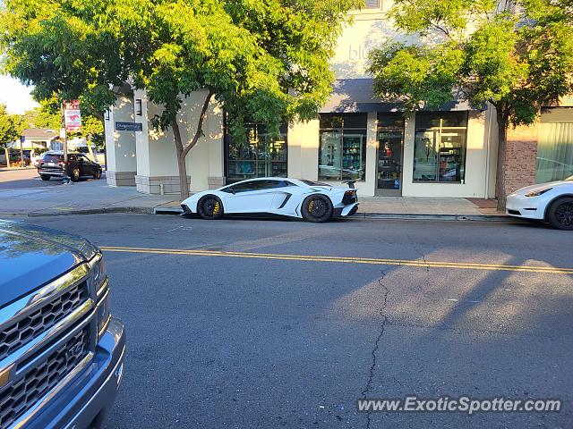 Lamborghini Aventador spotted in Danville, California