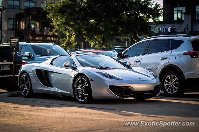 Mclaren MP4-12C spotted in Indianapolis, Indiana