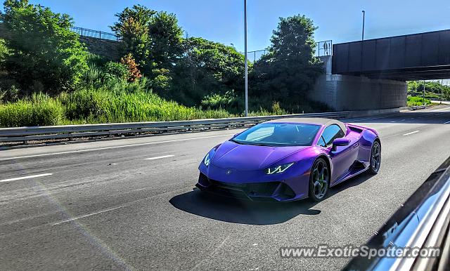 Lamborghini Huracan spotted in Warren, New Jersey