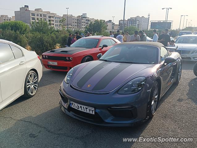 Porsche Cayman GT4 spotted in Tehran, Iran