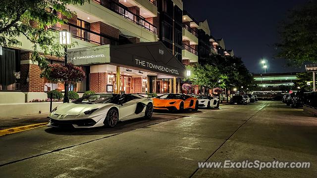 Lamborghini Aventador spotted in Birmingham, Michigan