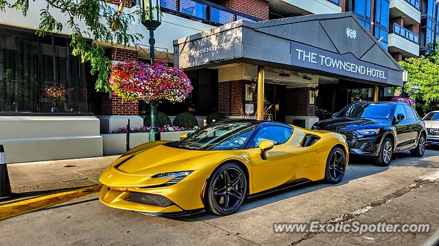 Ferrari SF90 Stradale spotted in Birmingham, Michigan