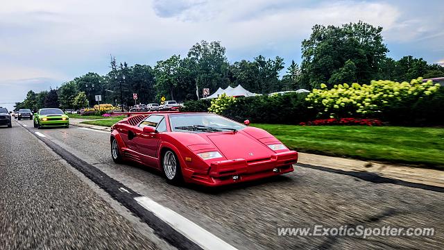 Lamborghini Countach spotted in Birmingham, Michigan