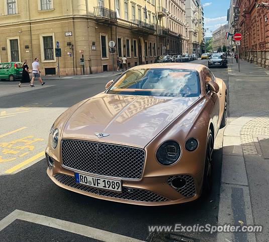 Bentley Continental spotted in Budapest, Hungary