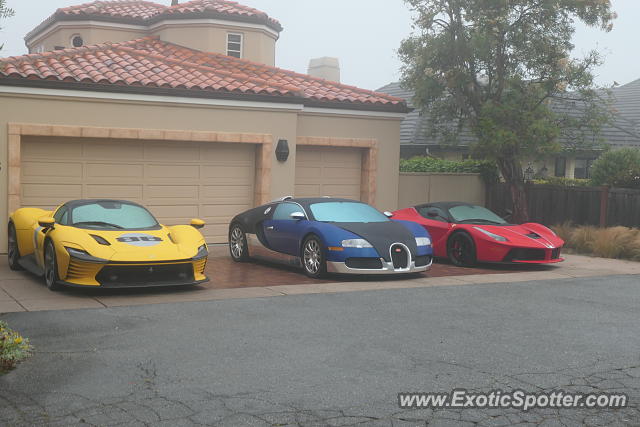 Bugatti Veyron spotted in Pebble Beach, California