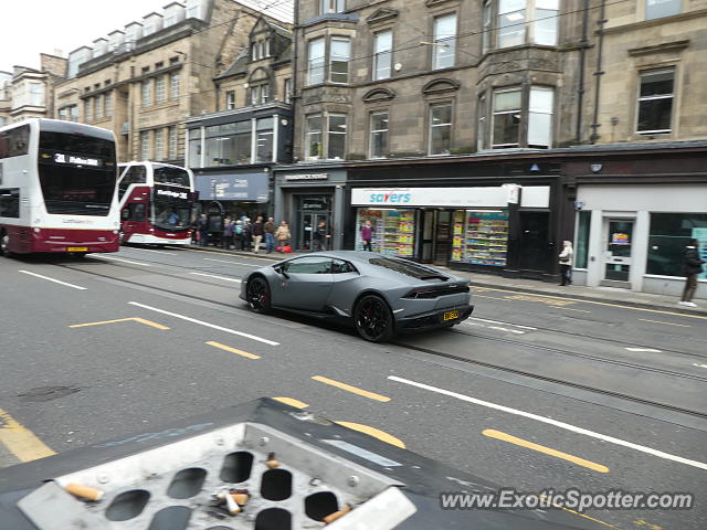 Lamborghini Huracan spotted in Edingburgh, United Kingdom