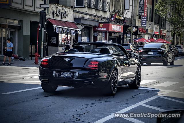 Bentley Continental spotted in Montreal, Canada