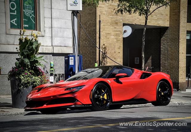 Ferrari SF90 Stradale spotted in Montreal, Canada