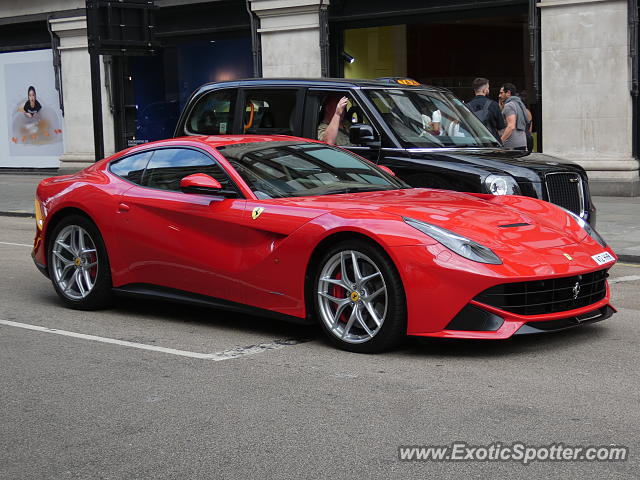 Ferrari F12 spotted in London, United Kingdom