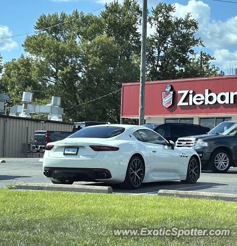 Maserati GranTurismo spotted in Plainfield, Indiana