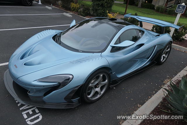 Mclaren P1 spotted in Monterey, California