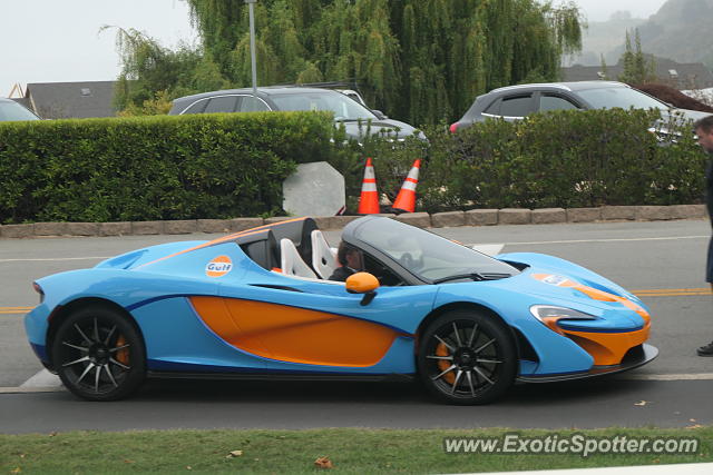 Mclaren P1 spotted in Monterey, California