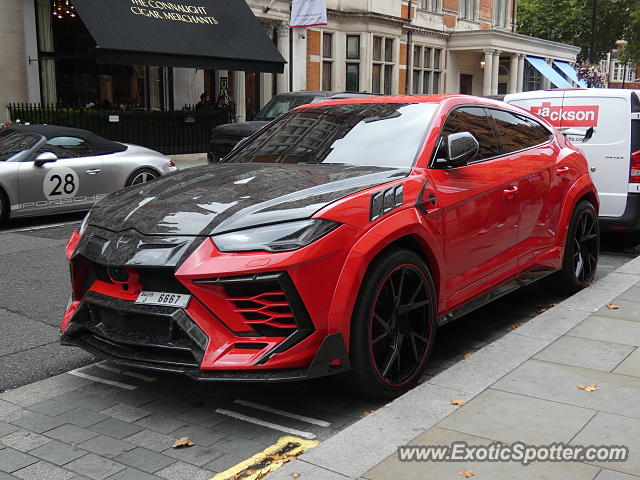 Lamborghini Urus spotted in London, United Kingdom