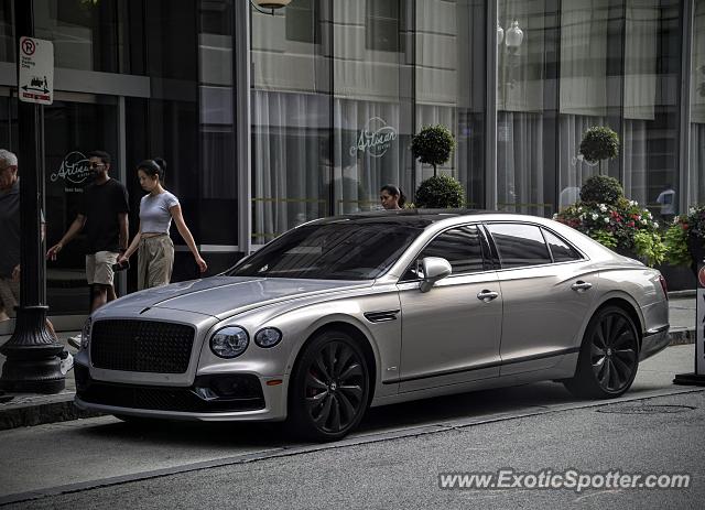 Bentley Flying Spur spotted in Boston, Massachusetts