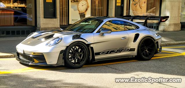 Porsche 911 GT3 spotted in Zurich, Switzerland