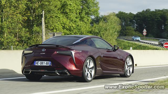Lexus LC 500 spotted in Saint-Cergues, France