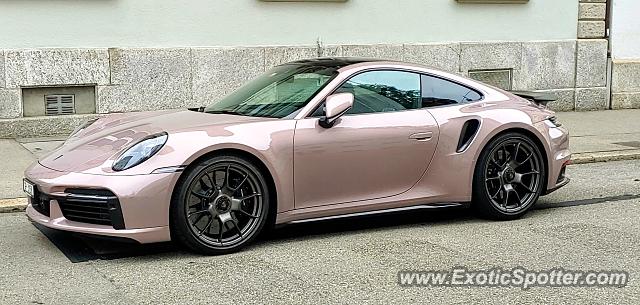 Porsche 911 Turbo spotted in Zurich, Switzerland