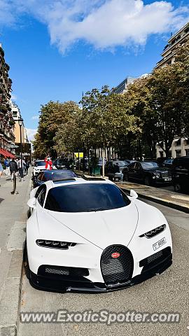 Bugatti Chiron spotted in Paris, France