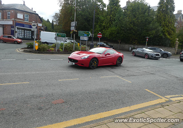 Ferrari California spotted in Alderley Edge, United Kingdom