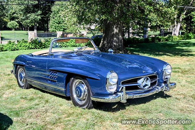 Mercedes 300SL spotted in Hacklebarney, New Jersey
