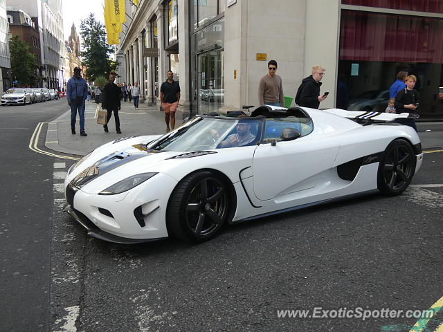 Koenigsegg Agera spotted in London, United Kingdom