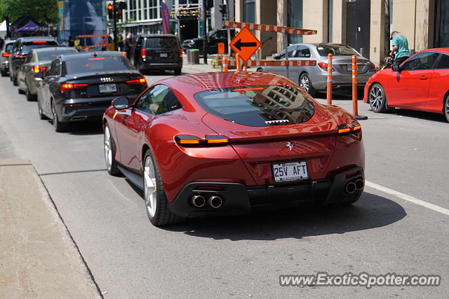 Ferrari Roma spotted in Montreal, Canada