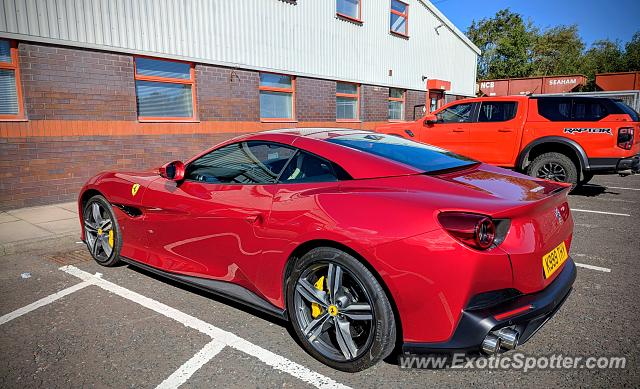 Ferrari Portofino spotted in Wallsend, United Kingdom