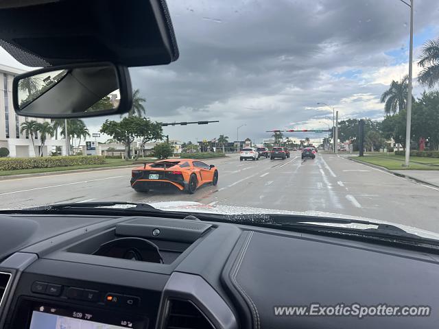 Lamborghini Aventador spotted in Naples, Florida