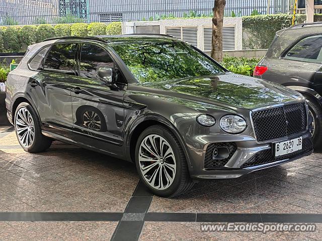 Bentley Bentayga spotted in Jakarta, Indonesia