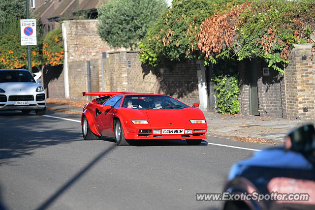 Lamborghini Countach spotted in London, United Kingdom