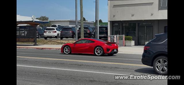 Acura NSX spotted in Victoria, Canada