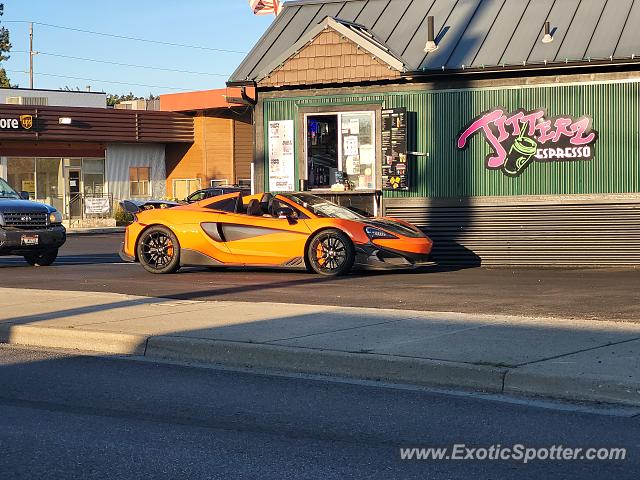 Mclaren 570S spotted in Coeur d'Alene, Idaho