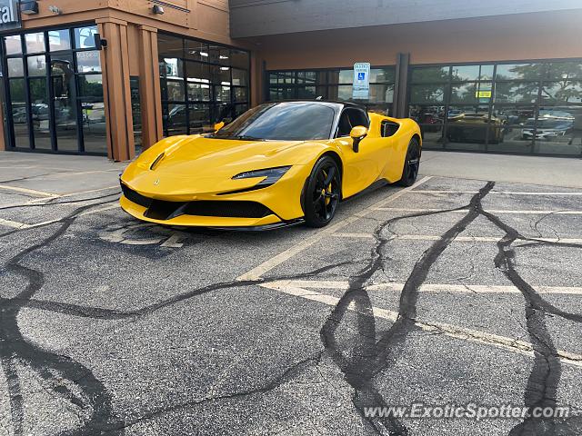 Ferrari SF90 Stradale spotted in Brookfield, Wisconsin