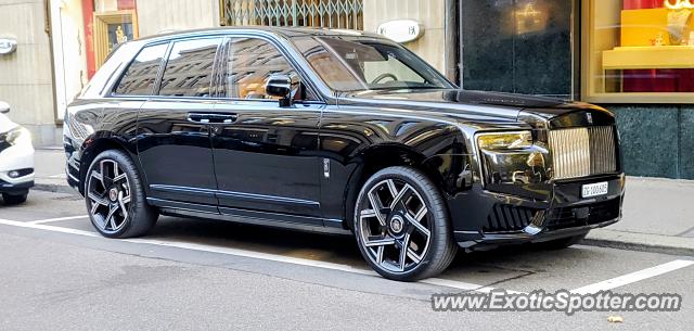 Rolls-Royce Cullinan spotted in Zurich, Switzerland